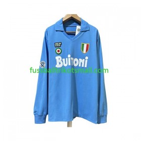 Fußballtrikots SSC Napoli 1987 Retro 1988 Langarm Heimtrikotsatz kaufen